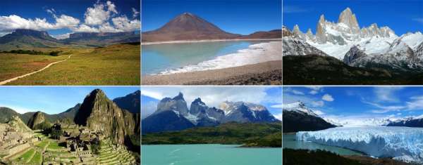 The most beautiful places of South America
