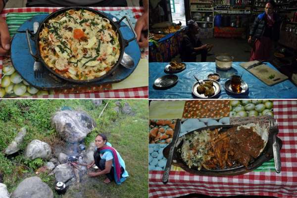 &quot;No&quot; Cocinar en una caminata en Nepal