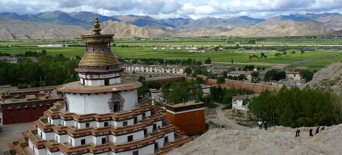Places Lhasa and Shigatse prefecture