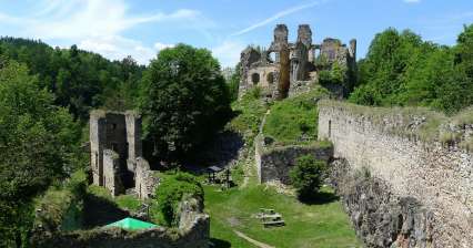 Un viaje a las ruinas del castillo de Dívčí Kámen