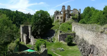 ディヴチ・カーメン城の遺跡へのツアー