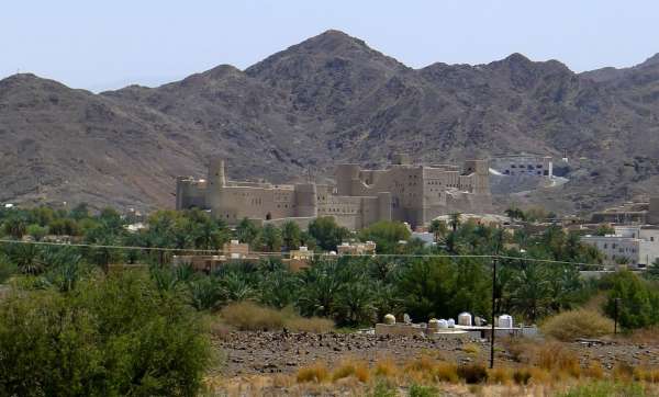 Vista del castillo de Bahle