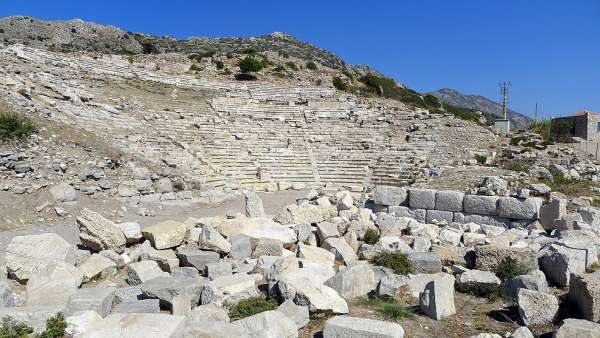 Teatro antigo em Knidus