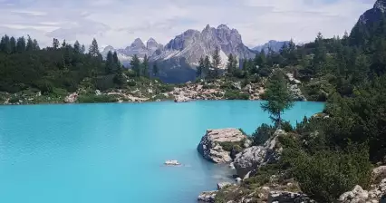 Caminhada até o Lago di Sorapis