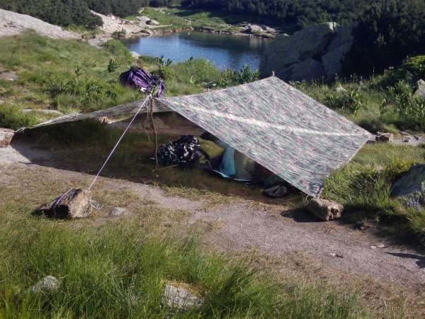 Equipment for sleeping in nature
