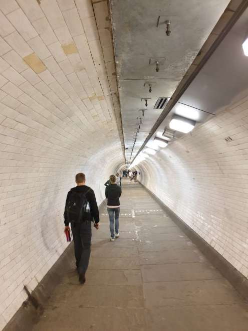 Subway under the Thames