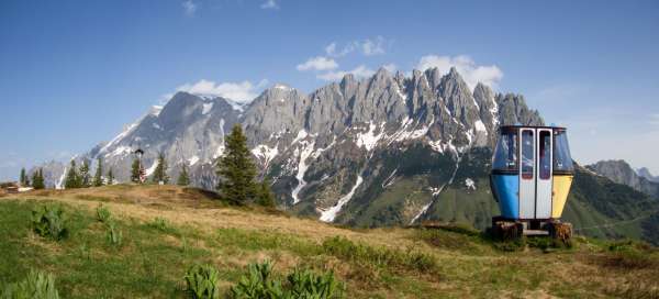 Ascent to Hochkeil: Weather and season