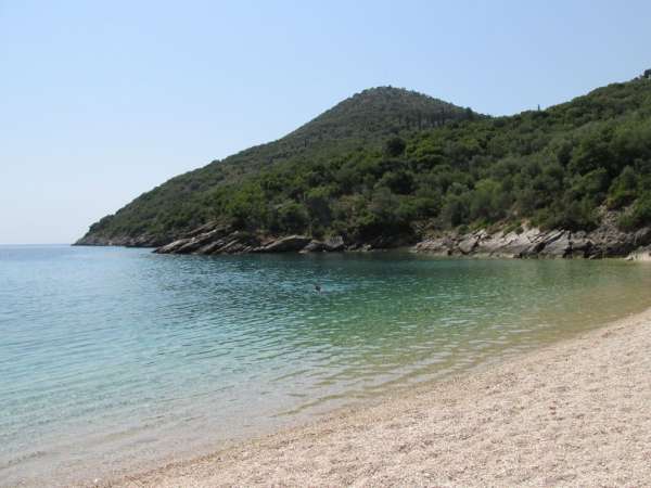 Sarakiniko beach - 2. časť