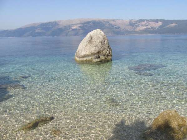 La plage de Kédros