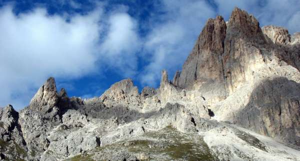 Rozdělení průvodce dle oblastí Dolomit