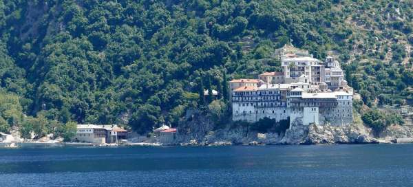 Cruise along the monastic state of Athos