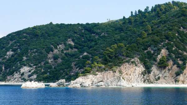 Prachtige stranden op Athos