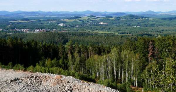 Montanhas da Lusácia como na palma da sua mão