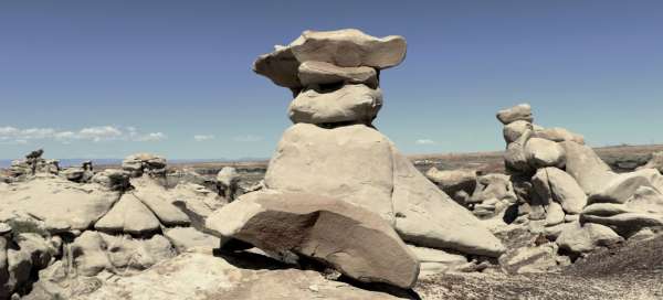 Bizarre Bisti Badlands