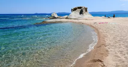 Viagem à praia de Kakoudia