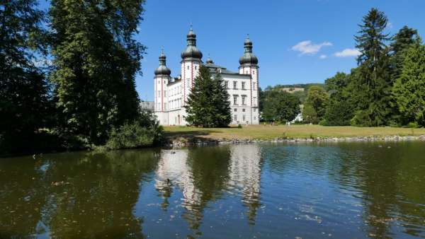 Parque del castillo en Vrchlabí