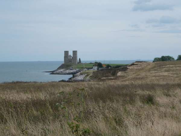 Výhled na ruiny Reculver Tower