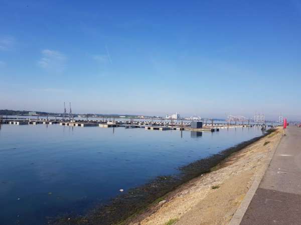 De haven van Southampton