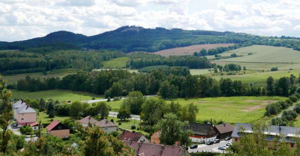 Výhled na Maršovický vrch