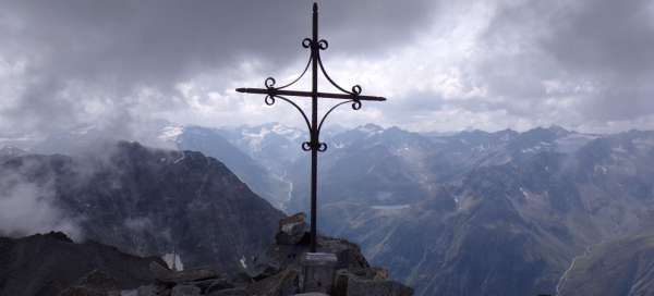Ascent to Hohe Geige via Westgrat: Weather and season