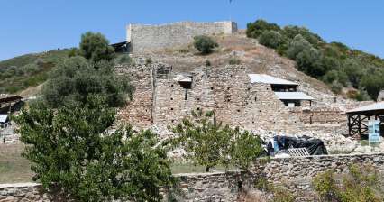 Las ruinas del monasterio de Zygos