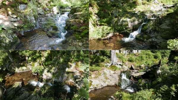 Klínový potok waterfalls
