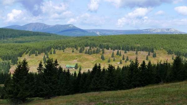 Widok na zachodnie Karkonosze