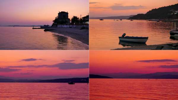 Couchers de soleil à Ouranoupoli