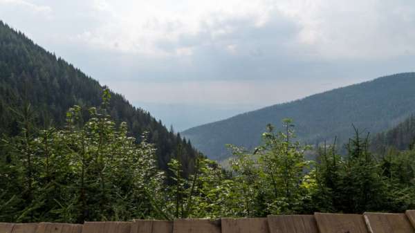 Aussicht von der Hütte