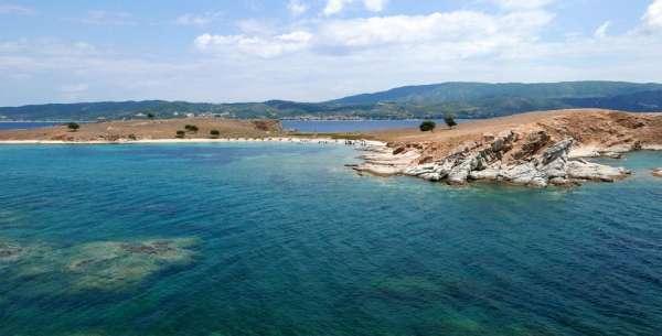 Isola degli asini dalla scogliera