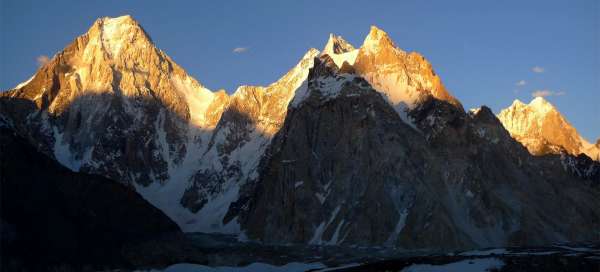 The highest mountains of Pakistan