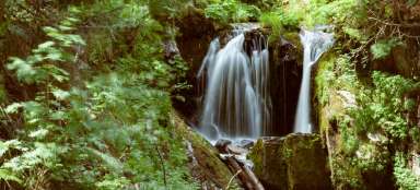 Weiße Wasserfälle von Opava