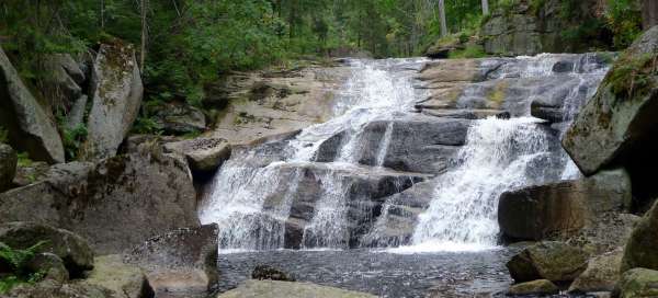 Long Waterfall on Černá Desná