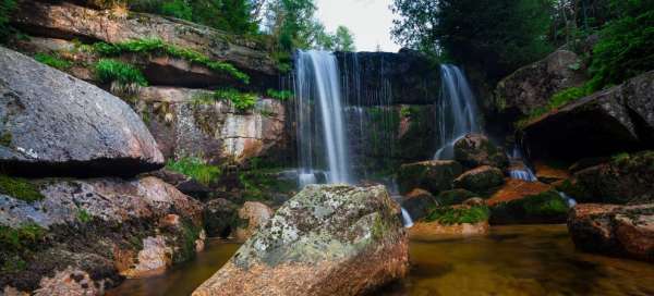 Jedlová waterfall