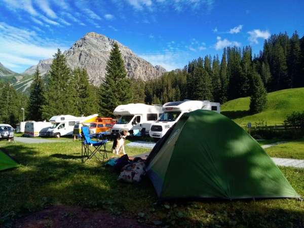 Le seul camping à Arosa