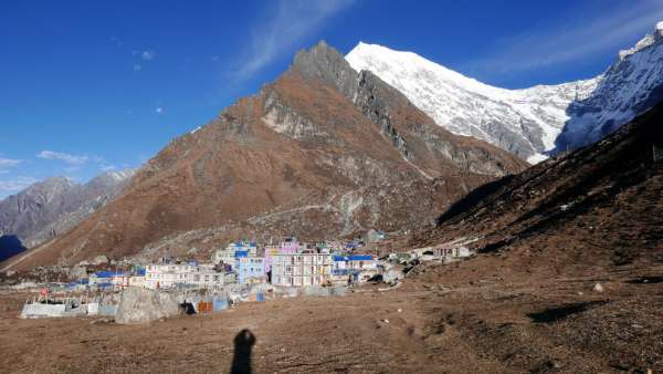 Vue de Kyanjin Gompa