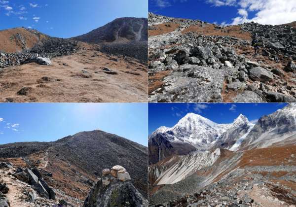 Final ascent to Tserko Ri