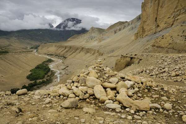 Riverbed of Charang Khola