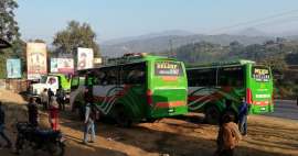 Autobusem z Katmandu do Syabru Besi
