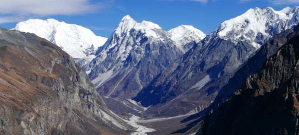 Ascent to Tangbu Pass: Weather and season