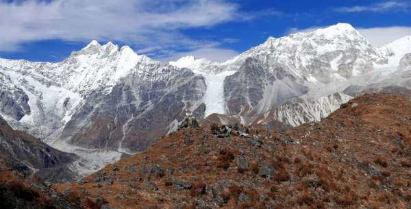 Dans le col de Tangbu (4 315 m d'altitude)