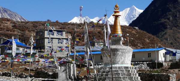 Trek Thangsyap - Lantang: Hébergement