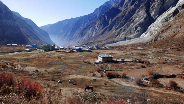 Au dessus du Langtang