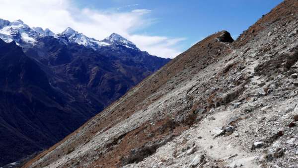 Descente de Kyangin Ri par un itinéraire alternatif