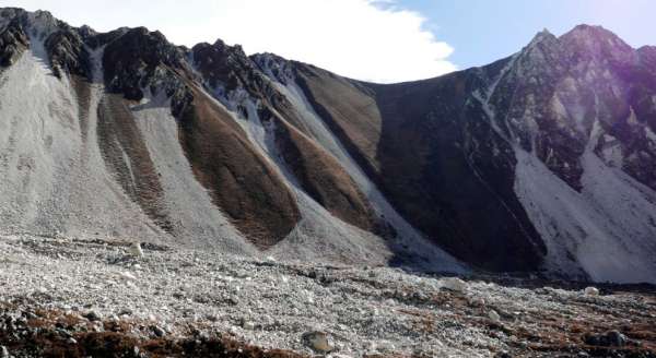 View of the saddle