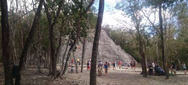 De Maya-stad Cobá: Weer en seizoen