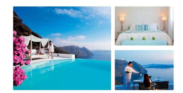 Luxury accommodation in Santorini