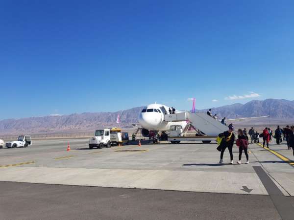 Arrival at Eilat Ramon Airport
