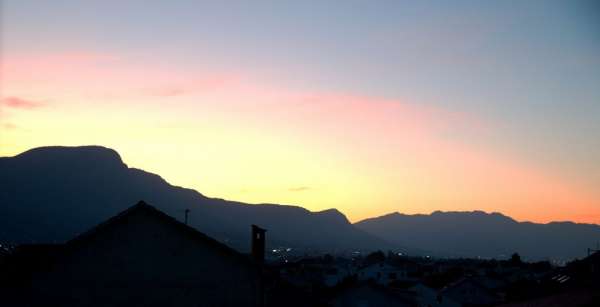 Morning view of Kozjak