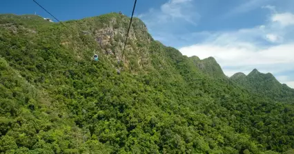 Funivia per il ponte sospeso di Langkawi
